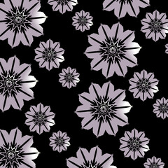 seamless pattern with flowers