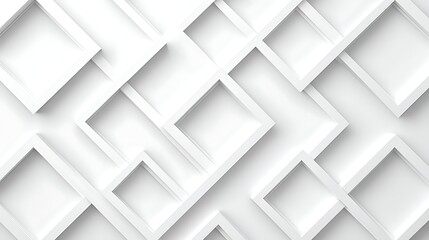 3D rendering of a white background with a geometric pattern
