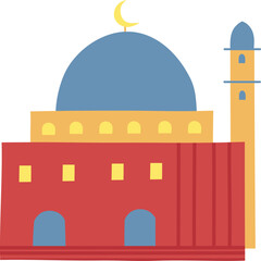 illustration of mosque