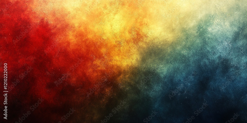 Poster vibrant abstract colors blend seamlessly to create a dynamic visual landscape