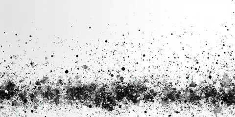 Colorful splashes of paint create an artistic abstract design on a white background