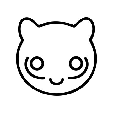 github logo icon, github logo line art - simple line art of github logo, perfect for github logo logos and icons