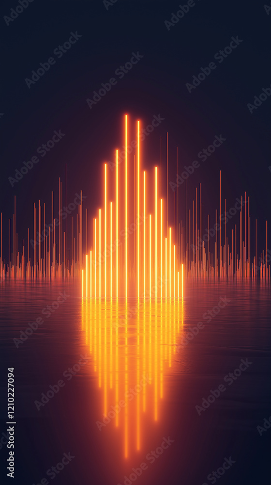 Poster elevating music streaming experience exploring music applications for entertainment in a digital env