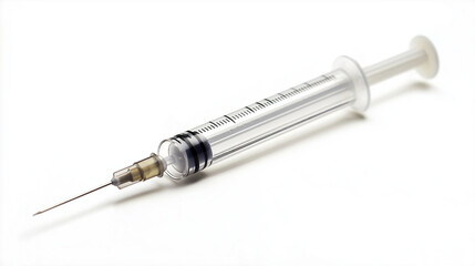 Fototapeta premium syringe isolated on white background