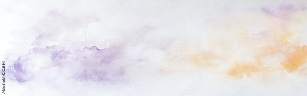 Poster Elegant white canvas with a single pencil rests on a minimalist workspace, offering a serene setting for artistic inspiration and creativity