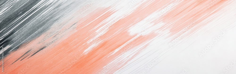 Aufkleber Elegant pencil strokes create a muted background with soft shades and dynamic textures in a contemporary style