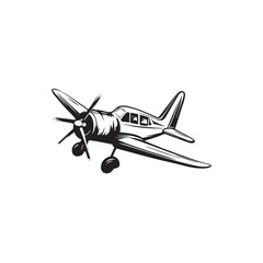 airplane isolated on white background