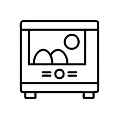 incubator icon, incubator line art - simple line art of incubator, perfect for incubator logos and icons