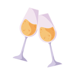 wedding champagne glasses