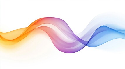 Fototapeta premium Abstract Colorful Wave Background Design