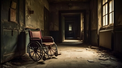 An Empty Chair, A Heavy Heart. AI Generated