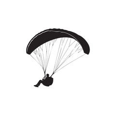 paraglider in the sky
