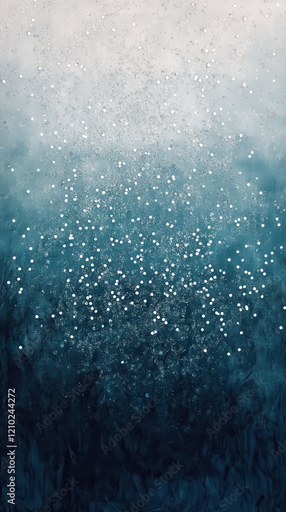 Poster Artistic representation of seafoam green and white colors blending with sparkling effect against a textured background
