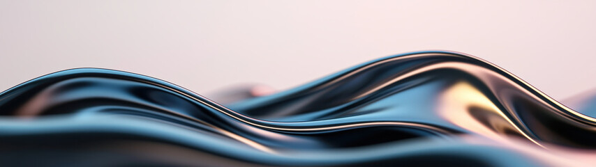 Dynamic liquid metal waves create mesmerizing visual effect
