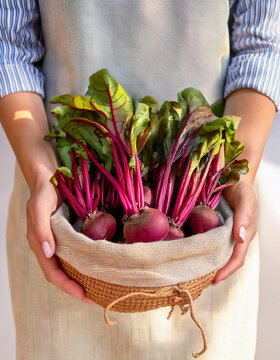 Canasta con vegetales