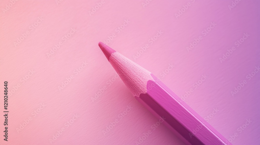 Poster minimalist pastel gradient created with pencil strokes showcasing the beauty of simplicity and color