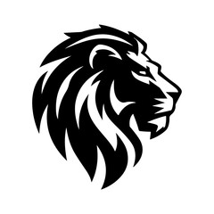 Royal heraldic lions. Black silhouette of rampant lion and griffins for logo or coat of arms. Premium wild animal crest symbols.	
