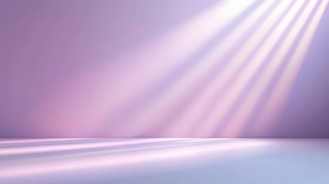 Elegant abstract purple gradient background featuring soft blurred light rays and subtle shadows creating a smooth serene