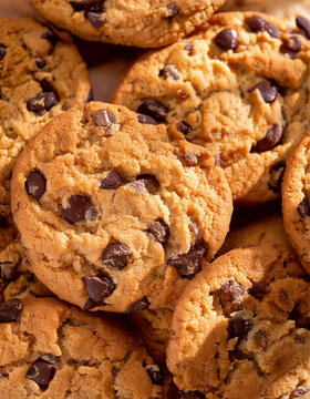 Galletas con chispas de chocolate