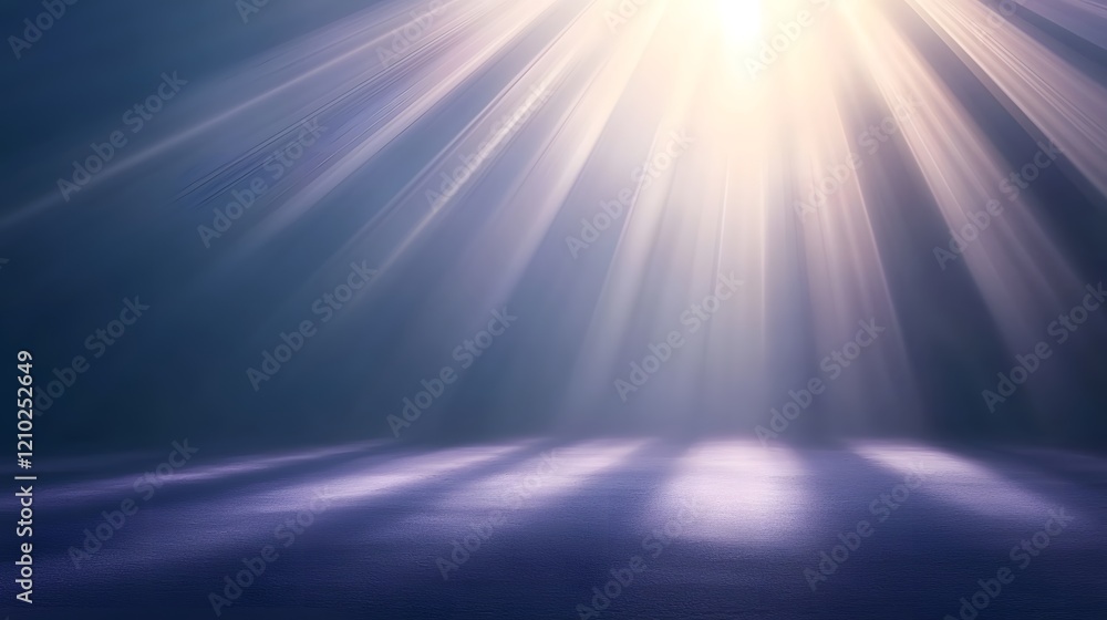 Aufkleber Stunning purple gradient abstract background with soft blurred light rays and delicate shadow textures creating a mesmerizing ethereal and visually captivating digital artwork
