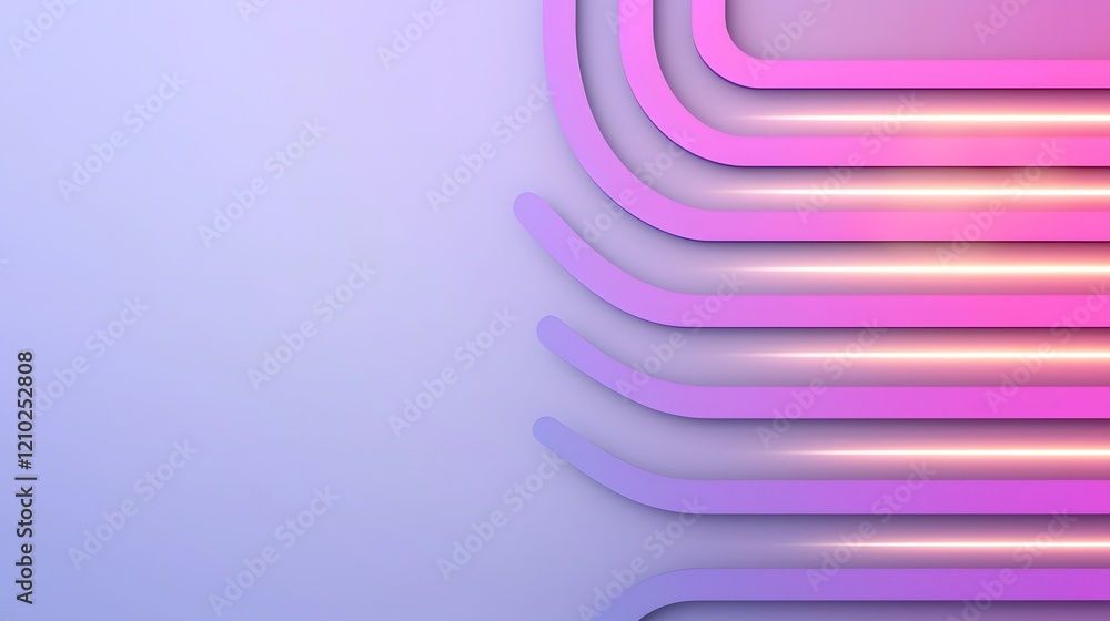 Poster Mesmerizing Abstract Purple Gradient with Soft Blurred Lighting Effects   Modern Visual Art Design for Backgrounds Wallpapers and Digital