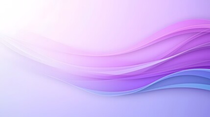 Fototapeta premium Captivating Purple Gradient Waves Blending into Soft Shadows for Modern Digital Background Abstract