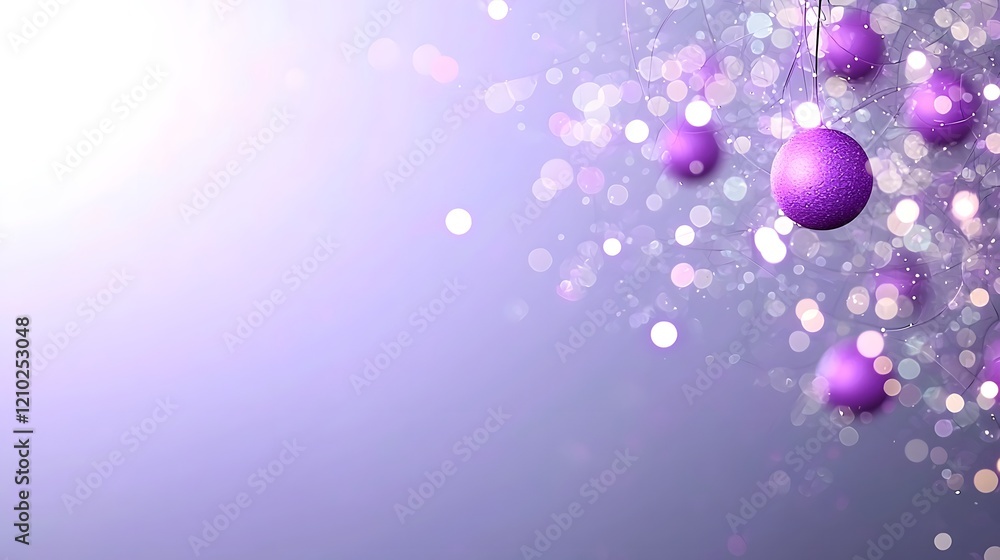 Poster blurred purple abstract background with gradient lighting effects soft shadows and a tranquil mesmer