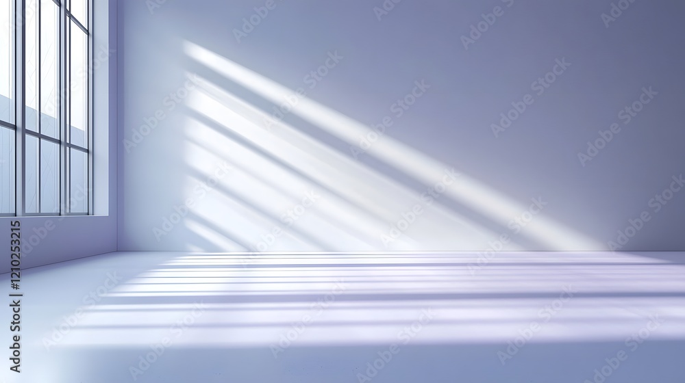 Leinwandbilder Mesmerizing abstract background with a soft purple gradient delicate light rays and subtly blended shadows creating a sophisticated and contemporary aesthetic