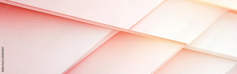 Aufkleber abstract composition with overlapping shapes creating a sleek visual experience in warm tones