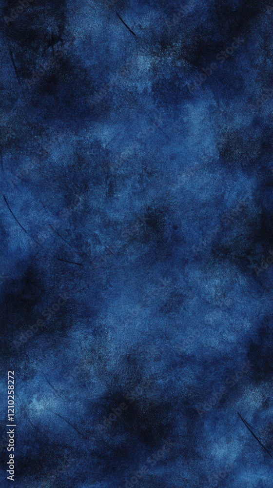 Poster Rich cobalt blue textured background creating a deep and inviting atmosphere suitable for artistic projects