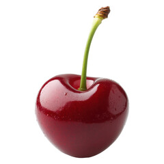 Juicy red cherry fresh food transparent background healthy organic fruit png