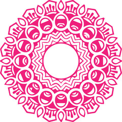 Beautiful flower art and mandala vector design