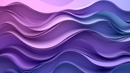 Fototapeta premium Abstract Wavy Background with Purple Blue Pink Gradient