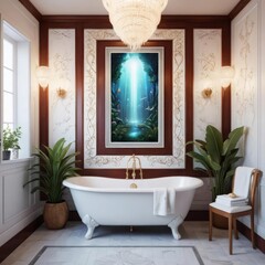 Enchanting Art Nouveau Bathroom Fantasy Scene.jpeg