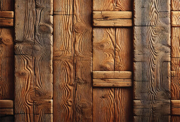 Old cracked wooden background texture closeup.