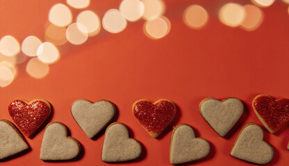 heart shaped cookies
