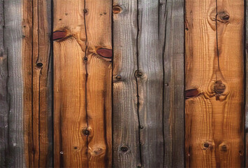 Old cracked wooden background texture closeup.