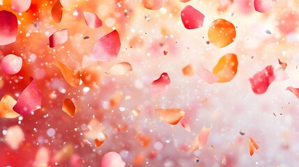 Bright and festive confetti design with sparkling gradients cheerful abstract patterns and playful modern aesthetic touches creating a dynamic and celebratory background ideal for festive events