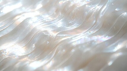 Shimmering pearl texture with subtle iridescent highlights