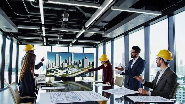 Effective teamwork with architects, engineers, and construction workers for reviewing building designs, planning development strategies, and managing property projects both on-site and in-office