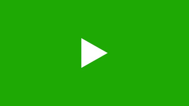 Play pause button animation audio video player background