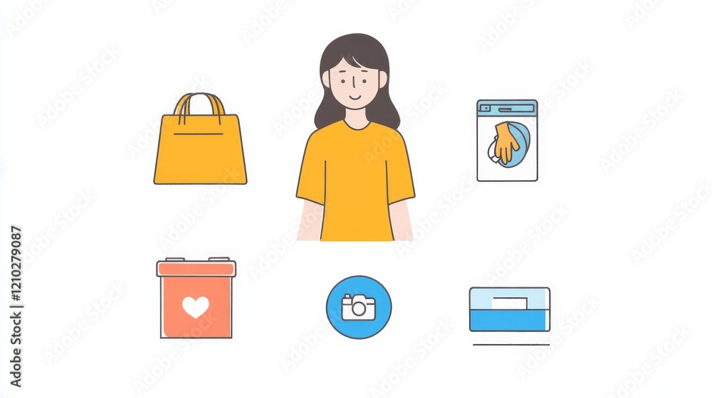 Aufkleber recommender system linear icons set. personalized advertising, service rating. data organization. cu