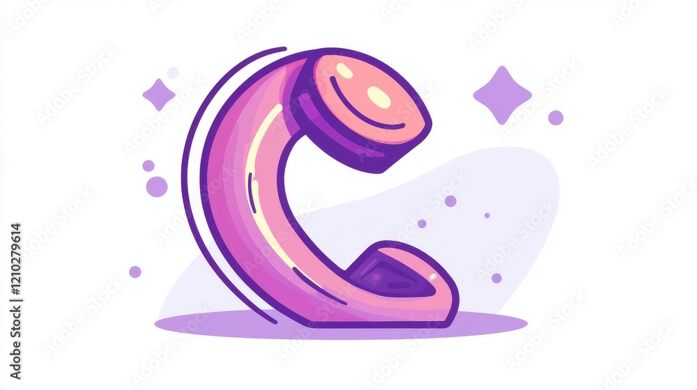 Aufkleber phone line art vector icon with editable stroke. outline symbol of call. contact us pictogram made o