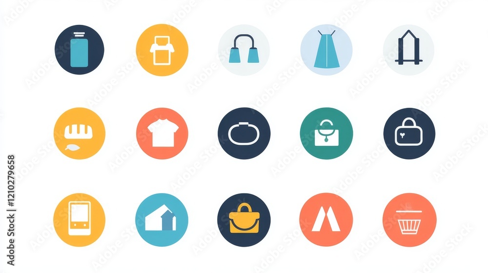 Aufkleber recommender system linear icons set. personalized advertising, service rating. data organization. cu