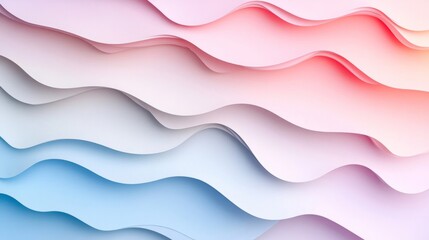 Abstract Pastel Wave Background Texture