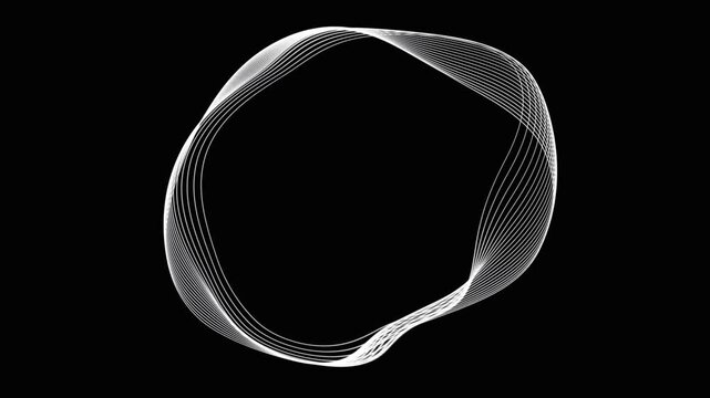 geometric typographi line video background animation 
