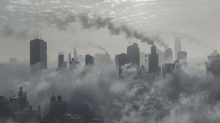 Air Pollution From Industrial Factories