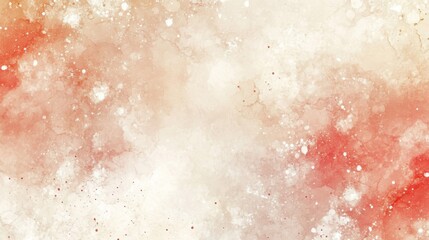 Obraz premium Abstract Watercolor Texture in Red and Orange Hues