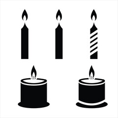 candle icon with candle logo
