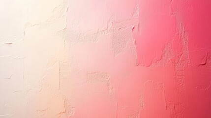 Fototapeta premium Abstract Pink and Cream Textured Wall Background